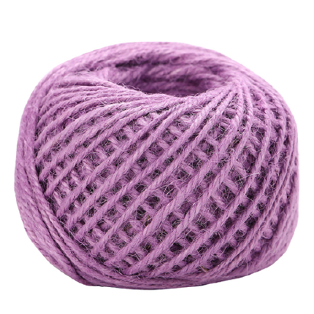 Purple Jute Cord | Coloured Hessian Cords